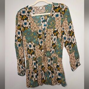 Floral Print Women's Top